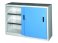 Workshop cabinets with sliding doors