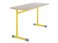 Double-seater student desks