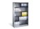 Open cabinets, bookcases