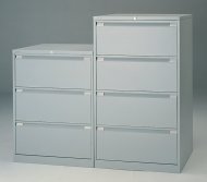 Bisley DF3 double-row metal filing cabinet - 2