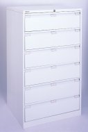 BISLEY DF6 metal three-row filing cabinet - 3