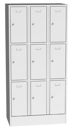 Cabinet with lockable boxes SBS 33-9 - 2