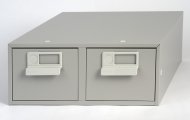 Card filing cabinet metal Bisley FCB24 - 4