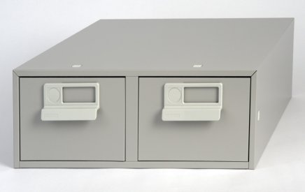 Card filing cabinet metal Bisley FCB24 - 4