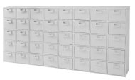 Card filing cabinet metal Bisley FCB24 - 5