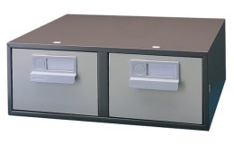 Card filing cabinet metal Bisley FCB24