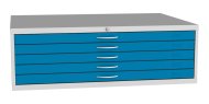 Map cabinet - for maps and drawings in A0 format, type VKS A0A - 7
