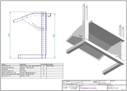 Footrest MON 01A - 2