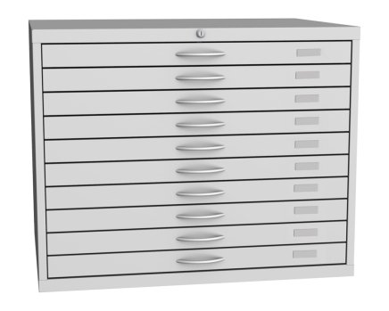 Drawing cabinet - for maps and drawings in A1 format, type VKS A1B - 10