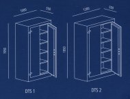 DTS 2 double-wall vault cabinet - 2