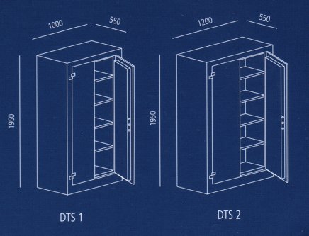 DTS 2 double-wall vault cabinet - 2