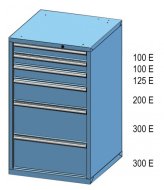 Drawer cabinet ZB 120-5 - 2