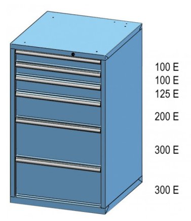 Drawer cabinet ZB 120-5 - 2