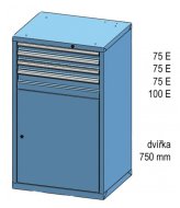 Drawer cabinet ZD 120-1 - 2