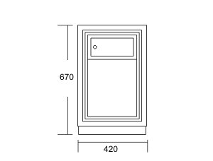 Vault cabinet B2011 - 2