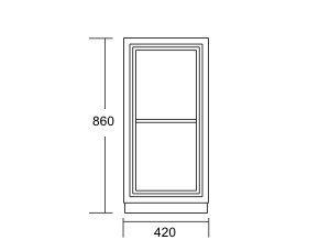 Vault cabinet B2112 - 2
