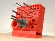 Plastic CNC tool bed 2041 ISO30 - 2