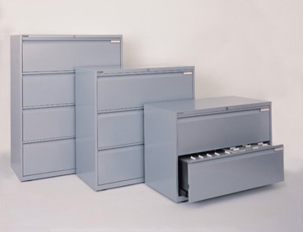 Three-drawer metal filing cabinet SYCI08/30/0/3 - 2