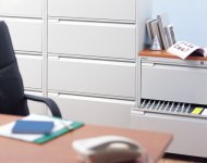 Three-drawer metal filing cabinet SYCI08/30/0/3 - 3