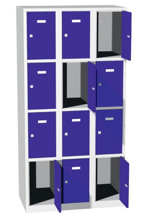 Metal cabinet with lockable boxes type A8334 - 5