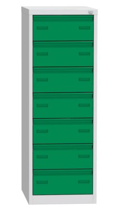 Seven-drawer filing cabinet for A6 format KAR 62C7 - 3