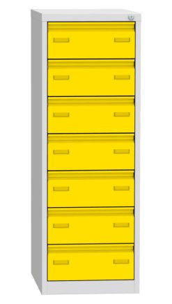 Seven-drawer filing cabinet for A6 format KAR 62C7 - 6