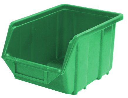 Ecobox medium plastic container - color green - 1
