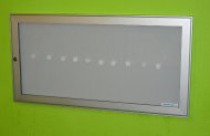 DM80 double-sided single-wing display case, depth 80 mm (6 models) - 2