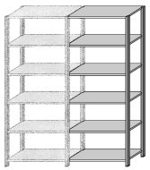 Extension rack FIX RAL type 68014 - 3