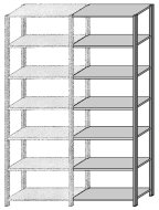 Extension rack FIX RAL type 68020 - 2