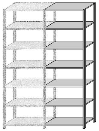 Extension rack FIX RAL type 68026 - 2