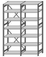 Extension rack CLIP RAL type 67947 - 4