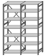 Extension rack CLIP RAL type 67943 - 4