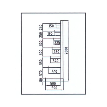 Tree rack one-sided type 97844 - 2