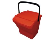 Trash bin Urba Plus - color red - 1