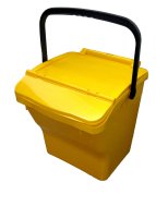 Waste bin Urba Plus - color yellow - 1