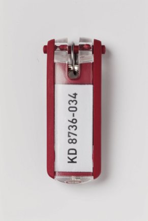 KEY CLIP keychain - color red - 1
