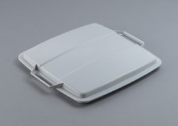 Lid for trash can DURABIN 90 - gray color