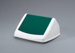 Lid for DURABIN SQUARE 40 hinged trash can - color green