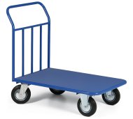 Platform trolley 7835, sheet metal loading surface and removable handle