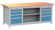 Workshop table with containers, set DPJ 204 - 2