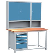 Workshop table with containers, set DPJ 106 - 1