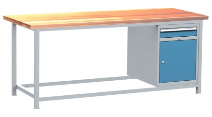 Workshop table with container, set DPJ 202 - 1
