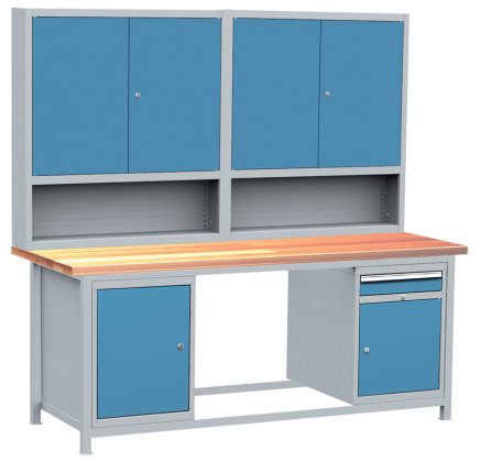 Workshop table with containers, set DPJ 206 - 1