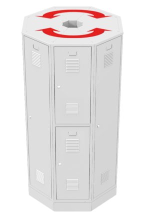 Revolving set of wardrobes RAS P1A - 6