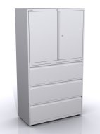 Cabinet with doors and drawers SYC10/30D/3