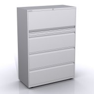 Cabinet with hinged doors and drawers SYC10/43/1/3 - 1