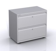 Metal filing cabinet with two drawers SYCI08/20/0/2 - 1
