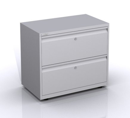 Metal filing cabinet with two drawers SYCI08/20/0/2 - 1