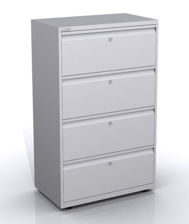 Metal filing cabinet with four drawers SYCI08/40/0/4 - 1